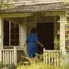 Forest Home ca 1988
Back porch to home. Pictured are Alice Lee Wadsworth and Becca Sickles.