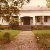 Forest Home - photo taken 7-9-1967 - Home was built in 1840.
Brick walk was made by my Grandmother Howard (Nana). Bricks were from the old slave quarters that were located behind the house on both sides of the lane. Bricks made by the slaves living on the plantation years ago. 