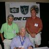 Frank Wadsworth and Jeff Hoff pictured with Gene Cernan the Commander of the Apollo 17 final Moon Mission. 