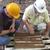  Jens and David looking at core samples